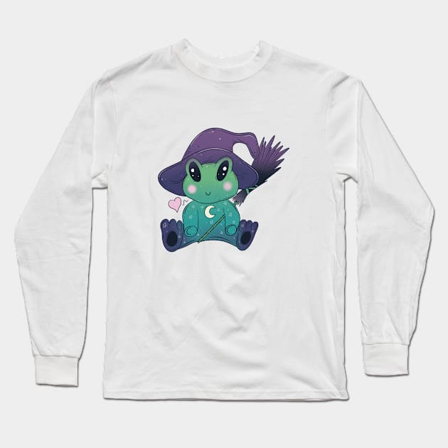 Witchy frog Long Sleeve T-Shirt by Jess Adams